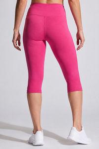 Zelocity Quick Dry Training 3/4th Leggings - Pink Yarrow — thumbnail 3